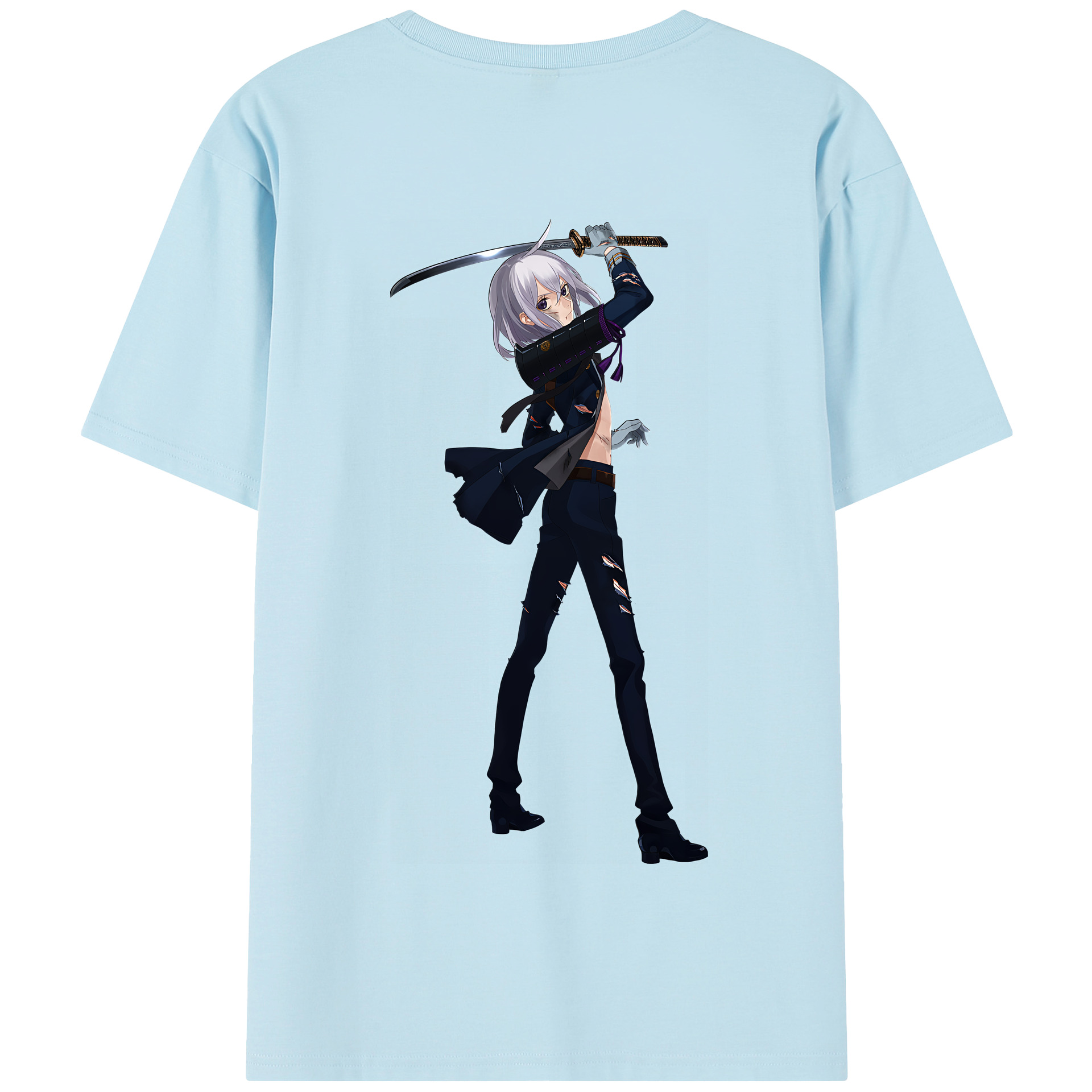 （画像用） 刀剣乱舞 Touken Ranbu 綿100％半袖Tシャツ（背面プリント）